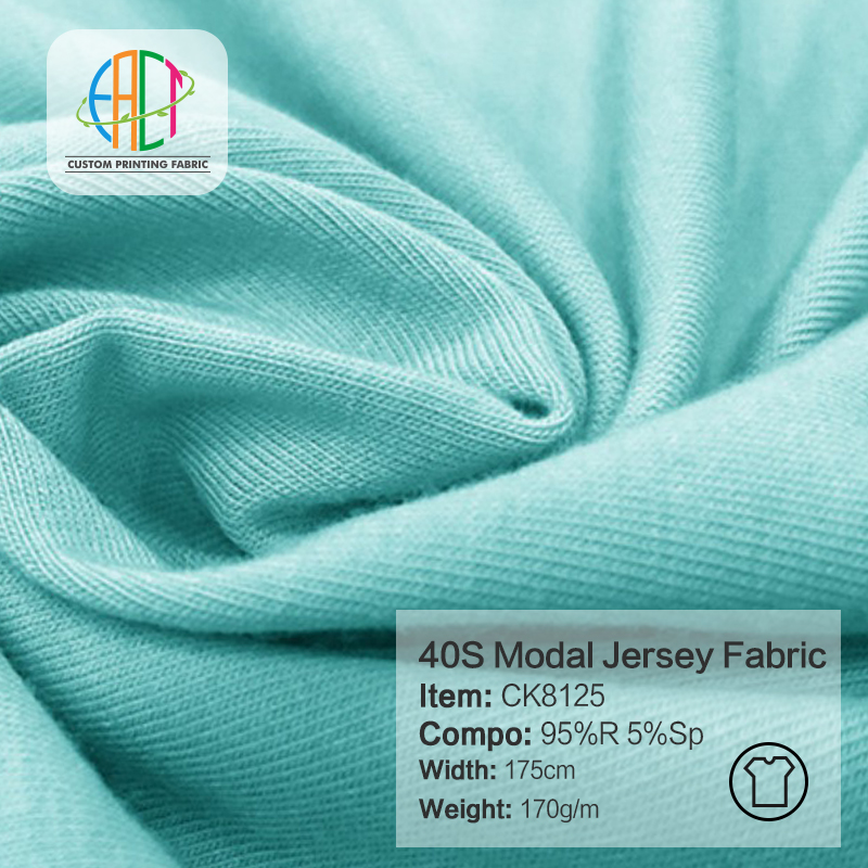 95%Rayon 5%Spandex Modal Jersey Fabric